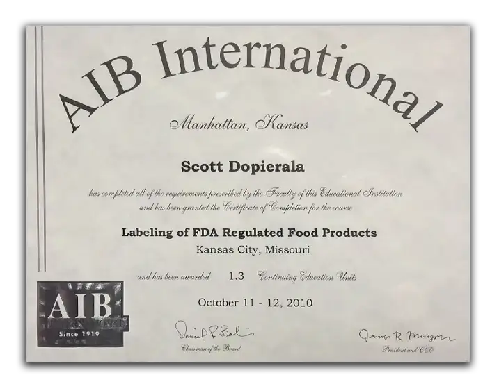 AIB cert 1