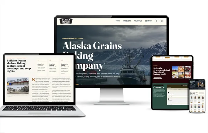 Alaska Grains website